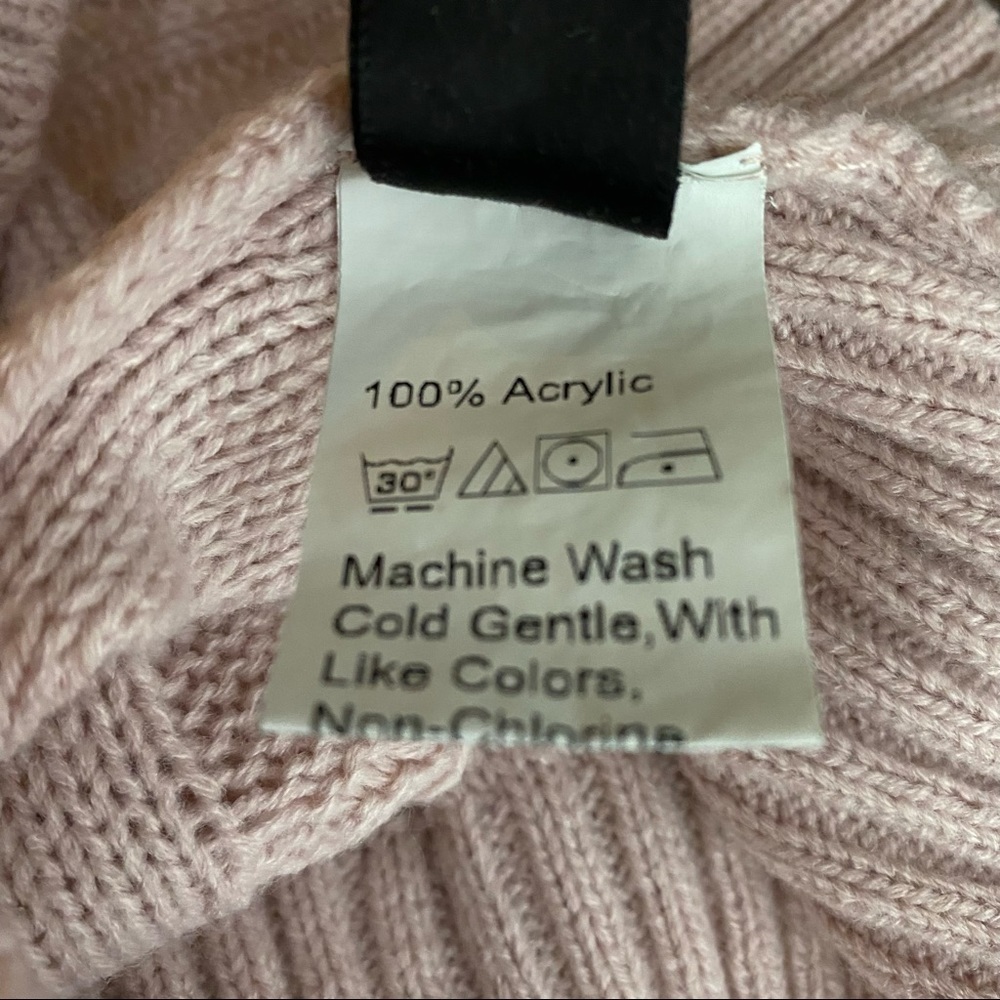 Shein Sweater Pale  Pink . Sz S. - Picture 10 of 12